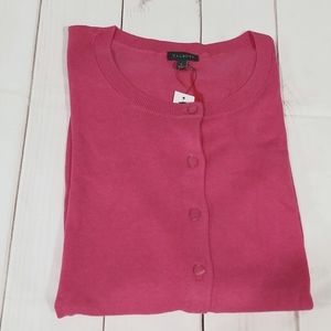 Talbots Women's Cardigan Size L in Pink